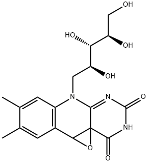 5-deazaflavin 4,5-epoxide Struktur