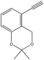 4H-1,3-Benzodioxin,5-ethynyl-2,2-dimethyl-(9CI) Struktur