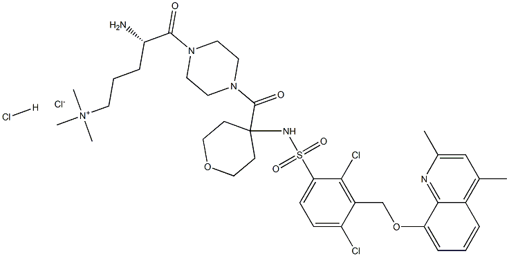 Fasitibant chloride hydrochloride Struktur