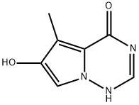 6-hydroxy-5-Methylpyrrolo[2,1-f][1,2,4]triazin-4(3H)-one Struktur