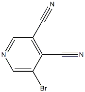 Cinchomerononitrile,  5-bromo-  (4CI) Struktur