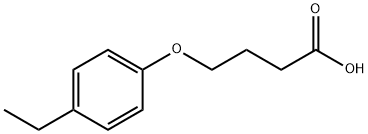 4-(4-ethylphenoxy)butanoic acid Struktur