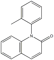 2(1H)-Quinolinone,1-(2-methylphenyl)-(9CI) Struktur