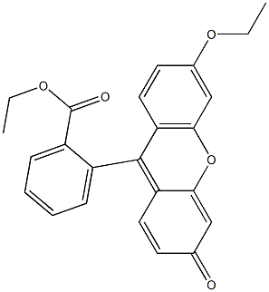 ethoxyfluorescein ethyl ester Struktur