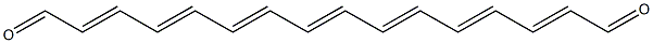 2,4,6,8,10,12,14-Hexadecaheptenedial Struktur