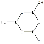 Borate  (B3O63-),  dihydrogen  (9CI) Struktur