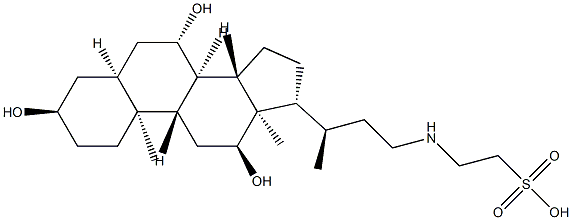 tauronorcholic acid Struktur