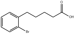 5-(2-broMophenyl_pentanoic acid Struktur