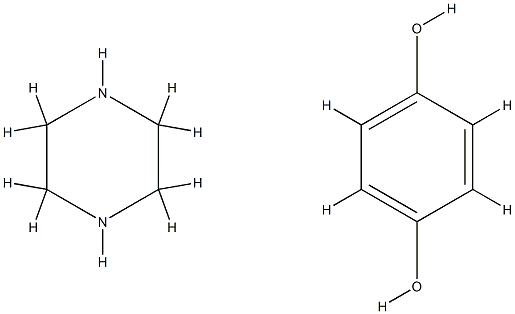 Hydrochinon, Verbindung mit Piperazin (1:1)