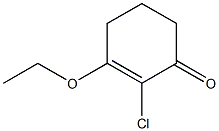 2-Cyclohexen-1-one,2-chloro-3-ethoxy-(9CI) Struktur