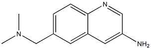 6-Quinolinemethanamine,3-amino-N,N-dimethyl-(9CI) Struktur