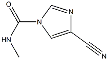 1H-Imidazole-1-carboxamide,4-cyano-N-methyl-(9CI) Struktur