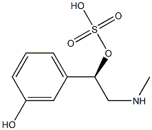 Phenylephrine-3-O-sulfate Struktur