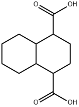 Decahydronaphthalene-1,4-dicarboxylic Acid (Mixture of isoMers) Struktur