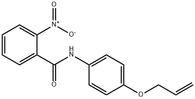 N-[4-(allyloxy)phenyl]-2-nitrobenzamide Struktur