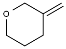 3-methylideneoxane Struktur