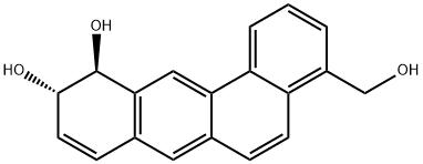 4-hydroxymethylbenz(a)anthracene-10,11-dihydrodiol Struktur