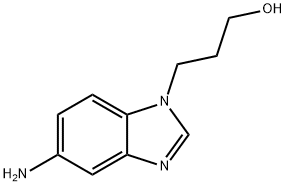 3-(5-amino-1H-benzimidazol-1-yl)-1-propanol(SALTDATA: FREE) Struktur