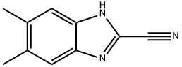 1H-Benzimidazole-2-carbonitrile,5,6-dimethyl-(9CI) Struktur