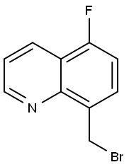 8-(bromomethyl)-5-fluoroquinoline Struktur