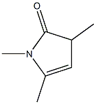 2H-Pyrrol-2-one,1,3-dihydro-1,3,5-trimethyl-(9CI) Struktur