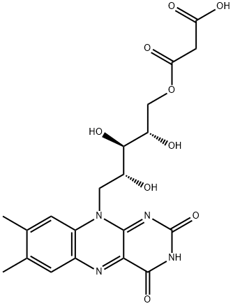 5'-malonylriboflavin Struktur