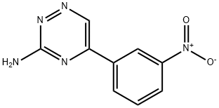 5-(3-nitrophenyl)-1,2,4-triazin-3-amine Struktur