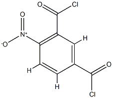 1,3-Benzenedicarbonyl dichloride, 4-nitro- Struktur