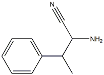 Benzenepropanenitrile,  -alpha--amino--bta--methyl- Struktur