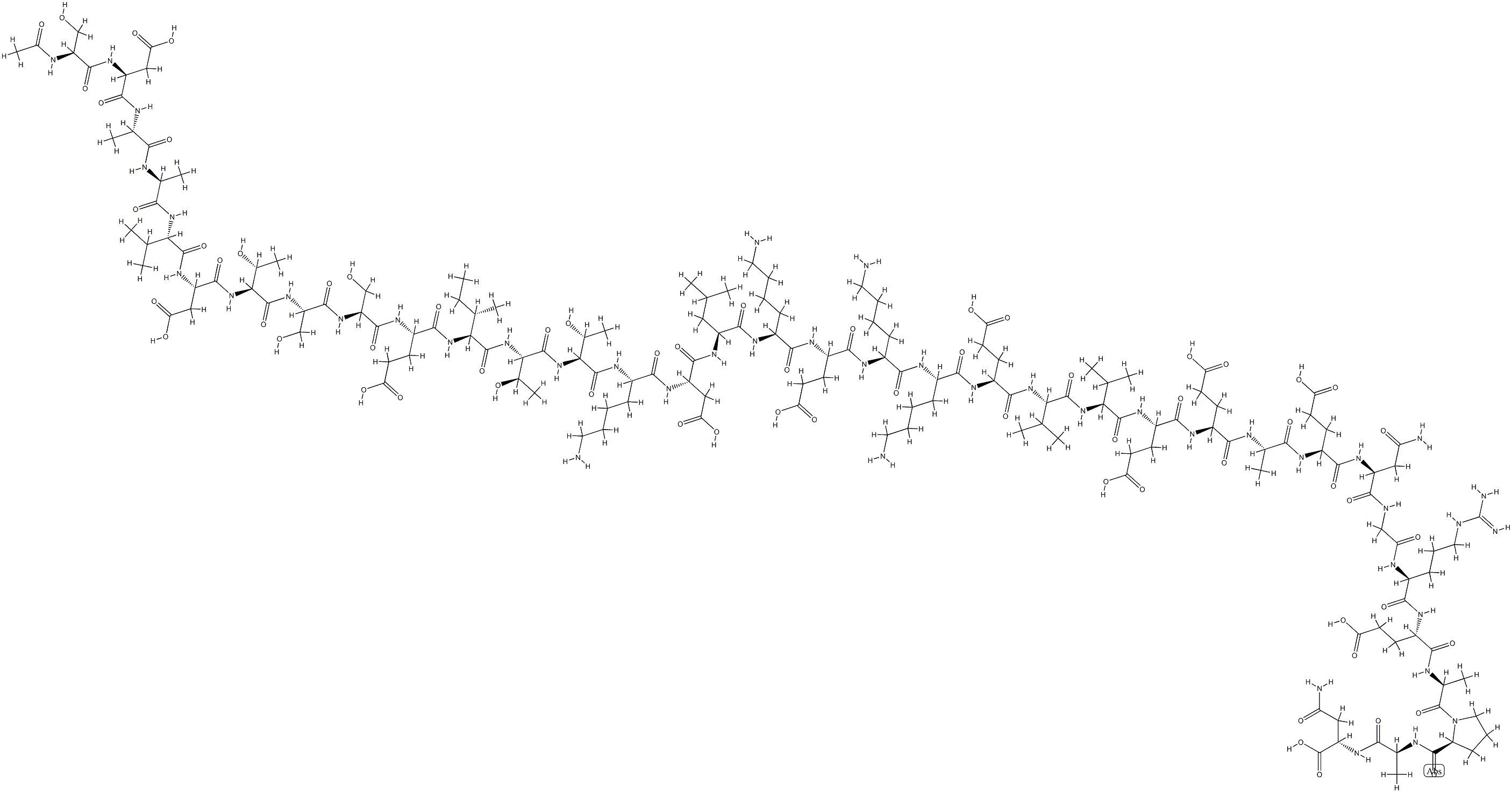 thymosin alpha(11) Struktur