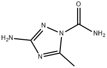 1H-1,2,4-Triazole-1-carboxamide,3-amino-5-methyl-(7CI) Struktur