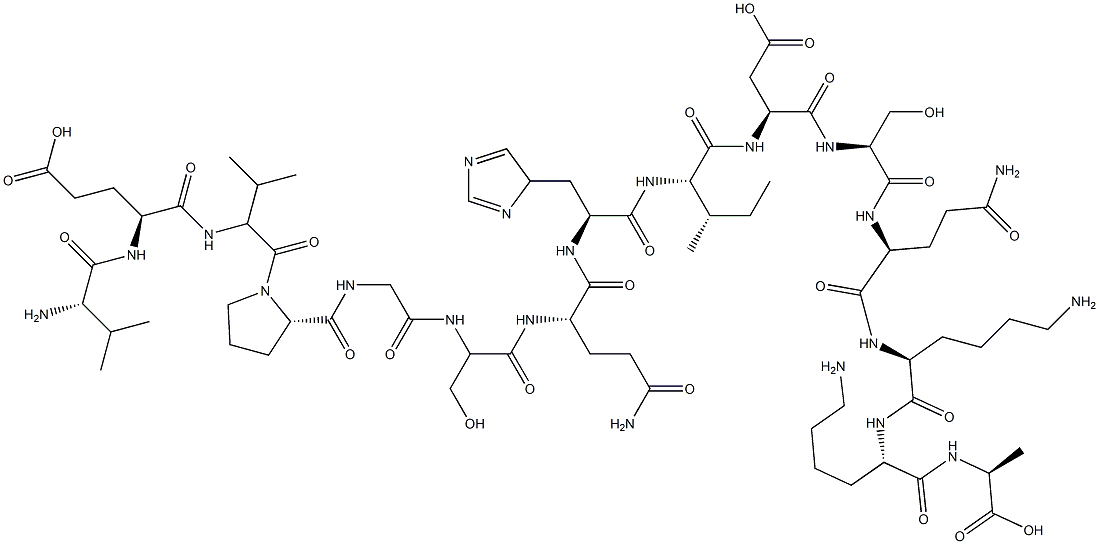 cholera toxin, B subunit (50-64) Struktur