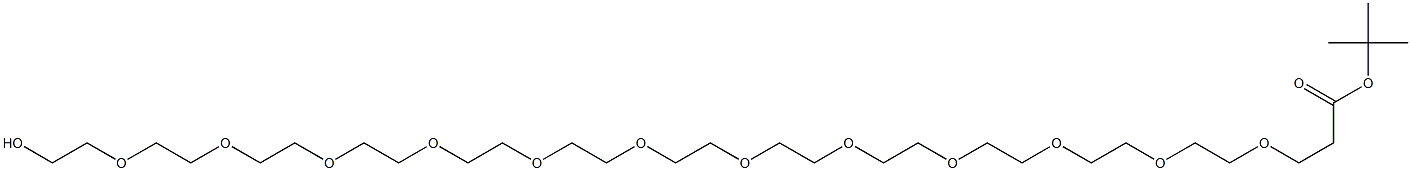 HO-PEG12-tBu Struktur