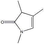 2H-Pyrrol-2-one,1,3-dihydro-1,3,4-trimethyl-(9CI) Struktur