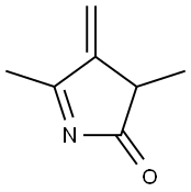 2H-Pyrrol-2-one,3,4-dihydro-3,5-dimethyl-4-methylene-(9CI) Struktur