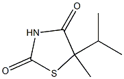 2,4-Thiazolidinedione,5-methyl-5-(1-methylethyl)-(9CI) Struktur