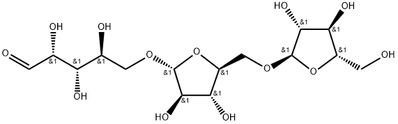 O-alpha-L-Arabinofuranosyl-(1-5)-O-alpha-L-arabinofuranosyl-(1-5)-L-arabinose Struktur