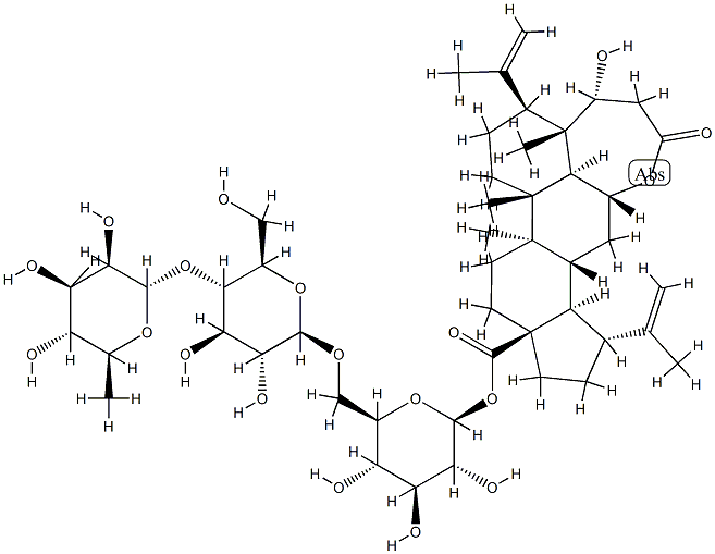 Chiisanoside Struktur