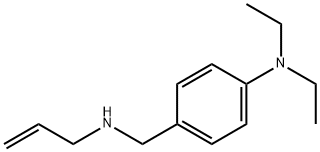 N,N-diethyl-4-[(prop-2-en-1-ylamino)methyl]aniline Struktur