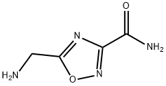 5-(aminomethyl)-1,2,4-oxadiazole-3-carboxamide(SALTDATA: 0.77HCl 0.2H2O 0.01Ph3PO) Struktur