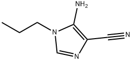 1H-Imidazole-4-carbonitrile,5-amino-1-propyl-(9CI) Struktur