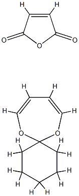 2-cyclohexyl-1,3-dioxepin-maleic anhydride copolymer Struktur