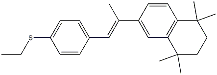 AROTINOIDETHYLSULPHIDE Struktur