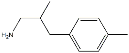 Benzenepropanamine,  -bta-,4-dimethyl- Struktur