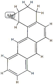 [1S,(-)]-1,2,3,4-Tetrahydro-1α,2α-epoxybenzo[a]anthracene Struktur