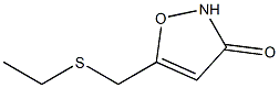 3(2H)-Isoxazolone,5-[(ethylthio)methyl]-(9CI) Struktur