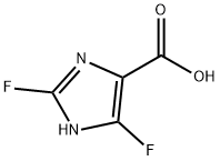 1H-Imidazole-4-carboxylicacid,2,5-difluoro-(9CI) Struktur