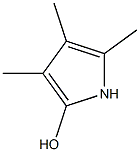 1H-Pyrrol-2-ol,3,4,5-trimethyl-(9CI) Struktur