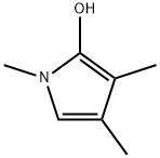 1H-Pyrrol-2-ol,1,3,4-trimethyl-(9CI) Struktur