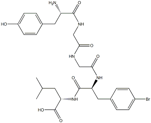 enkephalin-Leu, 4'-bromo-Phe(4)- Struktur